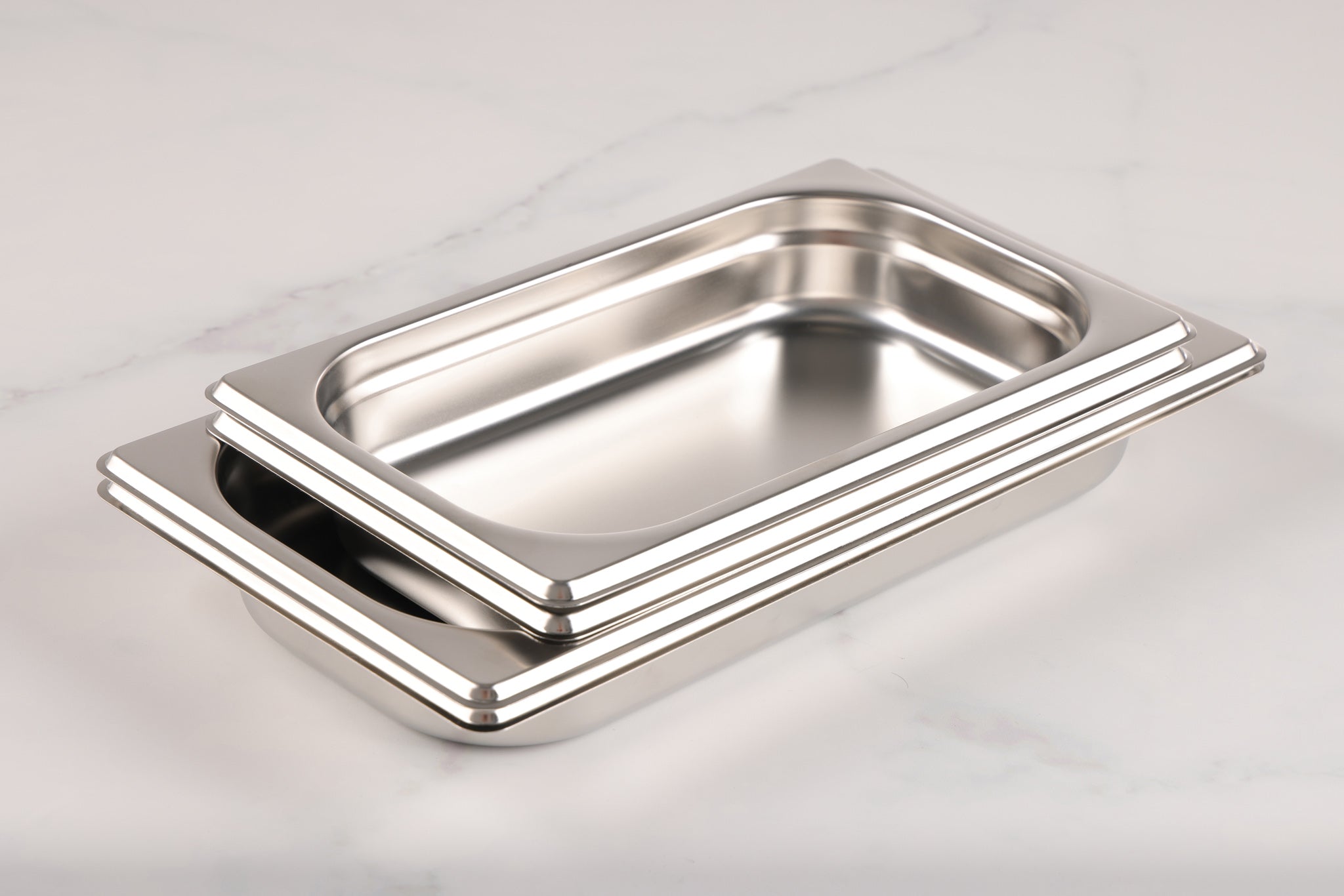 Prep Board Stainless Steel Pan Set